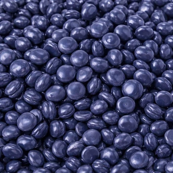 Гарячий плівковий віск у гранулах Hard Wax Beans Blue 500 г — віск для депіляції без смужок