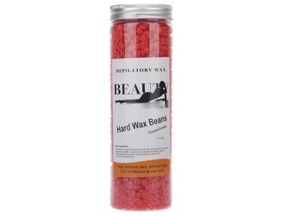 Пленочный воск для депиляции Hard Wax Beans Red 400 г – горячий воск в гранулах без полосок