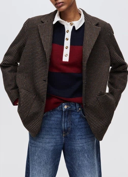 Жакет H&M 13511 Темний коричневий XL (1293)