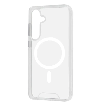 Противоударный чехол Space case with MagSafe Samsung Galaxy S25FE Clear