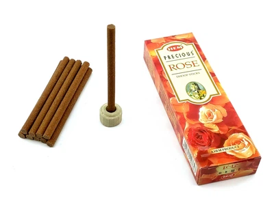 Безосновные благовония - Precious Rose Dhoop Sticks, HEM (Драгоценная роза)