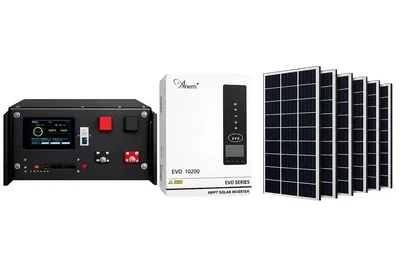 Сонячна система резервного живлення TYTANOVI MAX+ 10.2 кВт (інвертор + батарея 16 кВт·год + 6 панелей 620 Вт)