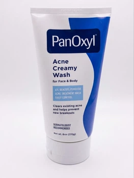 PanOxyl Acne Creamy Wash 4% Benzoyl Peroxide засіб для вмивання від акне та прищів 170 г