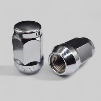 Гайка колісна M12x1,5x35мм Конус Хром Ключ 19 (Chevrolet, Citroen, Daihatsu, Hyundai, Kia, Mazda, Peugeot, Toyota, Lexus)