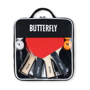 Набор для настольного тенниса Butterfly Racket Set Easy 4 Bats 6 Balls (6257643202)
