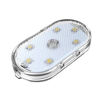 Автомобільна LED лампа з сенсорним керуванням Bodasan Біле світло, USB зарядка, магнітне кріплення (C7727)