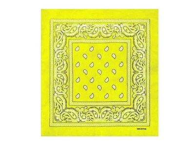 Бандана SHAPKI жовтий класична арт.1-14 р.55*55