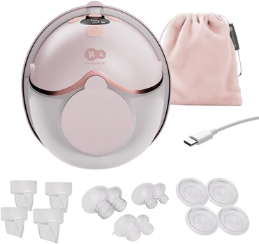 Электрический молокоотсос Kinderkraft MamaFlow Pink (KEMAFL00PNK0000) (00-00305413)