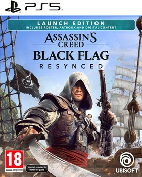 Игра Assassin's Creed Black Flag Resynced Launch edition для PS5 (Blu-ray диск)