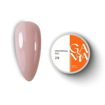 Гель для наращивания ногтей Universal Gel 029 (нюдовый) GA&MA (GÉMELY), 15 мл
