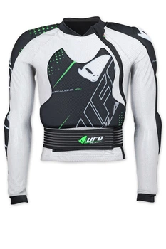 Куртка захисна спортивна UFO ULTRALIGHT 2.0 SAFETY JACKET L/XL White/black (PE02375)