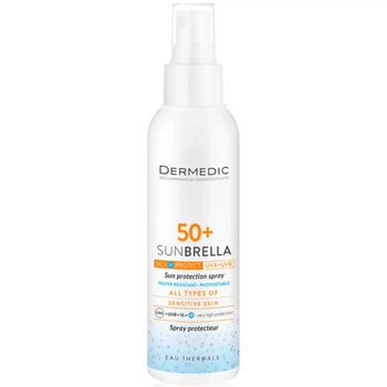 Засіб від засмаги Dermedic Sunbrella Сонцезахисний молочко-спрей для тіла SPF50+ 150 мл (5901643175269)