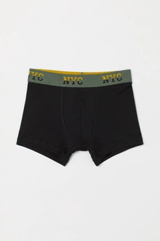 Трусики-боксери для хлопчика H&M 0713774-065 134-140 см (8-10 years) чорний