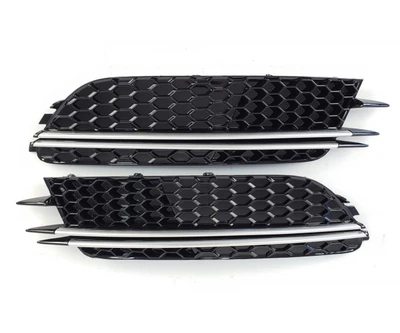 Грати бампера Audi A6 C7 2011-2014 (A6-RS0122)