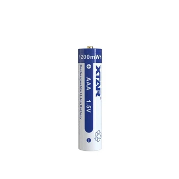 Аккумулятор XTAR AAA 1.5V 800mAh (1200mWh) Li-ion с защитой, button top – перезаряжаемая батарейка для пультов, игрушек, часов
