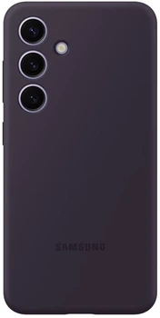 Чехол противоударный силиконовый Silicone Case для Samsung Galaxy S24 Plus (S926) Dark Violet