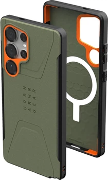 Чехол противоударный UAG Civilian Pro MagSafe для Samsung Galaxy S25 Ultra (S938) Olive 214473117297