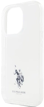 Etui U.S. Polo IML Printed Double Horse Logo USHCP15XUSMT do iPhone 15 Pro Max Przezroczyste (3666339386030)