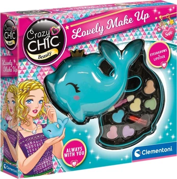 Zestaw kosmetyków dla dzieci Clementoni Crazy Chic Lovely Make Up. Dolphin do makijażu (8005125186303)