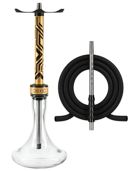 Кальян Aroma Hookah Mike Gold 57см золотистый из нержавеющей стали с диффузором