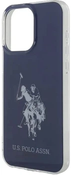 Панель U.S. Polo Shiny Big Logo USHCP15XTPUHRBV для iPhone 15 Pro Max Blue (3666339386061)