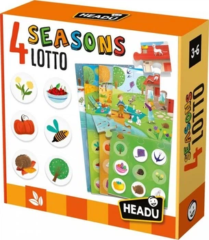 Розвиваючий пазл Headu Лото 4 сезони (8057592353672)