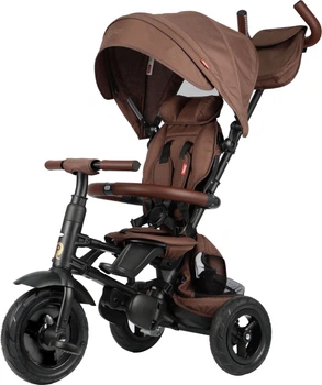 Велосипед дитячий Qplay Rito Deluxe Складаний Триколісний Brown (5061047481646)