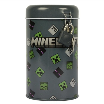 Скарбничка кругла Yes Minecraft металева 13 х 7,6 см (708576)