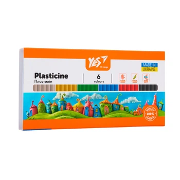 Пластилин Yes Orange Line 6 цветов 120 г