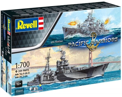 Набор моделей для сборки Revell USS Fletcher и USS Indianapolis 670902 (4009803056449)