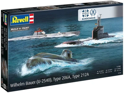 Модель для сборки Revell 70 Years Bundeswehr Wilhelm Bauer Type 206A Class 2 749775 (4009803051864)