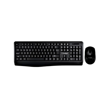Бездротова клавіатура та миша TWolf TF100, 2.4G, Чорний