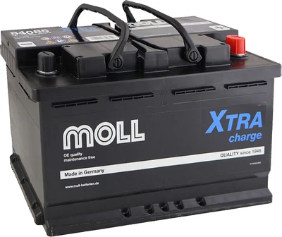 Автомобільний акумулятор MOLL X-Tra Charge 12 В 85 А/год 800 A (1084085)