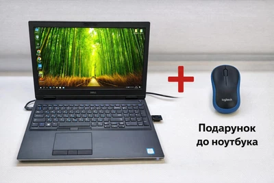 Игровой ноутбук Dell Precision 7530+SSD 512Gb+RAM 8Gb+Nvidia Quadro P2000 4Gb Б/В