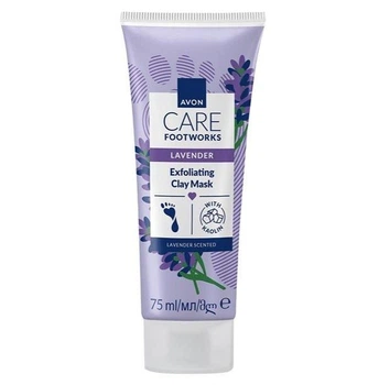 Маска для ніг з глиною і екстрактом лаванди, Avon Footworks, 75 мл