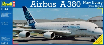 Збірна модель Revell Літак Airbus A380 Перший політ 1:144 RVL-04218 (4009803042183)