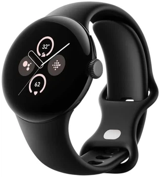 Smartwatch Google Pixel Watch 2 Wi-Fi Aluminum Case / Obsidian Active Band Matte Black (GA05029-DE)