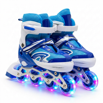 Дитячі розсувні ролики SP-Sport Skates 0012 31-34 Blue-Light Blue