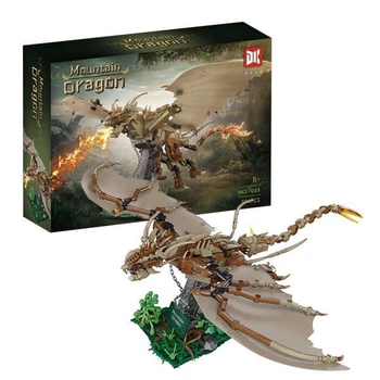 Конструктор Дракон Смог из фильма "Хоббит: Пустошь Смауга" Mountain Dragon DK 7055, 886 деталей