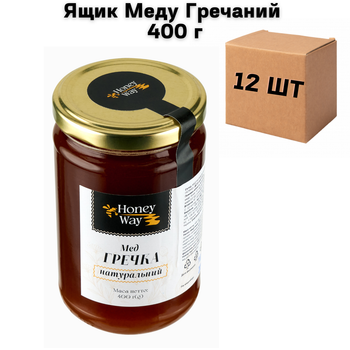 Ящик Меда Гречишный 400 г в ящике 12 шт