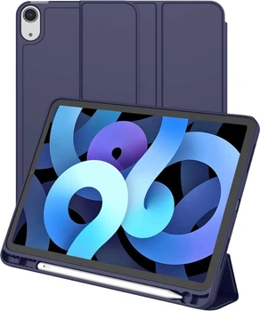 Чехол для планшета BeCover Tri Fold Soft TPU для Apple iPad Air 11" M4 2026 с креплением для стилуса Apple Pencil Deep Blue (BC_715230)