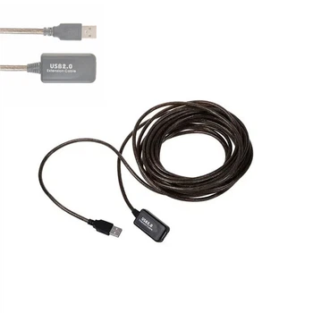 Активный удлинитель USB 2.0 (10 метров) стабильная передача сигнала без потерь
