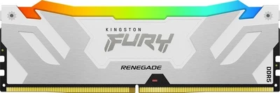 Оперативная память DDR5 24 Gb (8400 MHz) Kingston Fury Renegade Silver/White RGB (KF584CU40RWA-24)