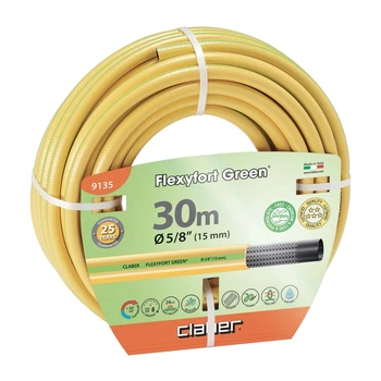 Шланг садовый для полива Claber Flexyfort Green 9135 (30 м, 5/8", 3 слоя)