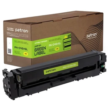 Картридж Canon 045, Yellow, Patron Green (PN-045YGL)