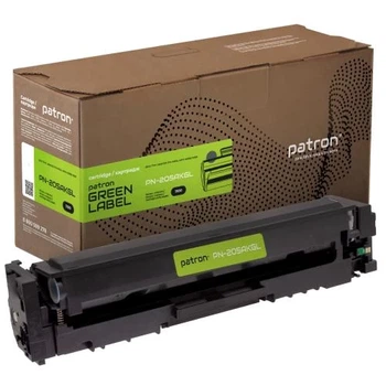 Картридж HP 205A (CF530A), Black, Patron Green (PN-205AKGL)