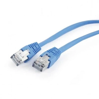 Патч-корд 0.5 м, FTP, Blue, Cablexpert, Cat.5e, CCA, PVC (PP22-0.5M/B)