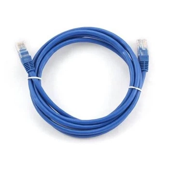 Патч-корд 3 м, UTP, Blue, Cablexpert, Cat.5e, CCA, PVC (PP12-3M/B)