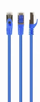 Патч-корд 3 м, S/STP, Blue, Cablexpert, Cat.6a, Cu, LSZH (PP6A-LSZHCU-B-3M)