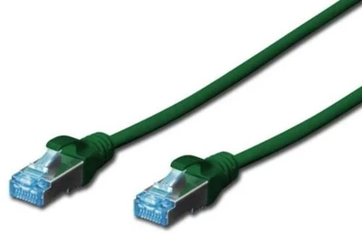 Патч-корд 0.5 м, SF/UTP, Green, Digitus, Cat.5e, Cu, PVC (DK-1531-005/G)